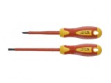 Kit șurubelnițe izolate 1kVAC Phillips și plată 2 buc.