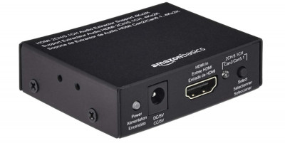 Convertor Amazon Basics 4K HDMI la HDMI si audio RCA Stereo sau Spdif, negru - RESIGILAT foto
