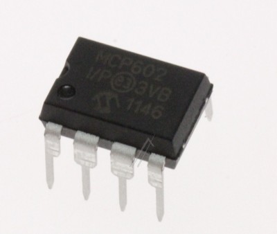 CI AMPLIF. OP.,DUAL CMOS RRO/PDIP8,602 TYP:MCP602-I/P MCP602-I/P MICROCHIP foto
