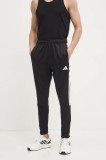 adidas pantaloni de trening Tiro culoarea negru, cu imprimeu, JC9408