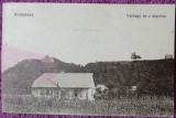 Carte postala, casa in Kir&aacute;lyh&aacute;za, localitate in Ukraina, 1917