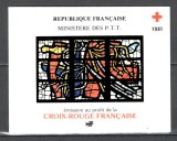 Franta.1981 Crucea Rosie-Vitralii carnet SF.949, Nestampilat