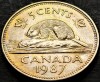 Moneda 5 CENTI - CANADA, anul 1987 *cod 5102 B, America de Nord