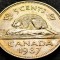 Moneda 5 CENTI - CANADA, anul 1987 *cod 5102 B