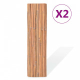 Garduri de bambus, 2 buc., 100 x 400 cm GartenMobel Dekor, vidaXL