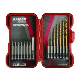 Set 15 biti/burghie Raider, 1.5, 2, 3, 4, 4.5, 5, 6 mm