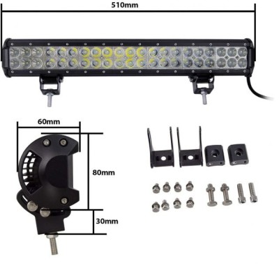 Proiector ATV Led Bar 126W 48 Leduri 51cm foto