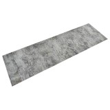 vidaXL Covor de bucătărie lavabil Beton, 60x180cm, catifea