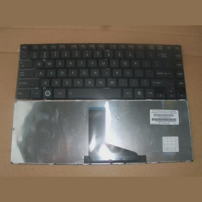 Tastatura laptop noua TOSHIBA L830 Glossy Frame Black US foto
