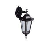 Cumpara ieftin Lampa Gradina Erste Corona Negru, 1xE27, 60W, Metal+Plastic, IP44, 165x190x375mm, Antichizat - Felinar Exterior Rezistent