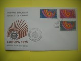HOPCT PLIC FDC S NR 102 CIPRU -EUROPA CEPT 1973