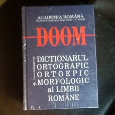 DOOM. Dictionarul ortografic, ortoepic si morfologic al limbii romane foto