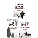 Cumpara ieftin Chris Ryan Strike Back Thriller 3 Books Collection Set - Deathlist, Global Strike, Red Strike
