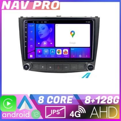 Navigatie Lexus IS 2005 2011 KIT IS EDOTEC-LITE Android Ecran 720P Octa Core 8 128 Carplay CarStore Technology
