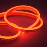 Banda LED Auto Flexibila 12V, 5m, Neon Rosu, IP67, SMD 2835, Sectionabila, Decorativa, Interior/Exterior