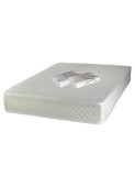 Set Saltea ortopedica, Uranus Standard Spring Comfort 180x200x26cm, plasa de arcuri Bonell, fermitate mediu spre tare, Saltsib plus 2 perne ortopedice, Cu Memory Foam, 180x200
