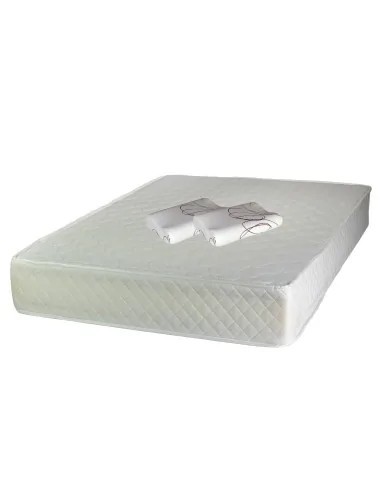 Set Saltea ortopedica, Uranus Standard Spring Comfort 180x200x26cm, plasa de arcuri Bonell, fermitate mediu spre tare, Saltsib plus 2 perne ortopedice