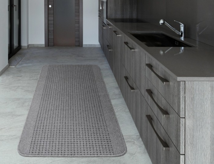 Traversa Antiderapanta, Lester, Gri, Latime 80 cm, Diverse Lungimi