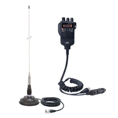 Kit Statie radio CB PNI Escort HP 62 si Antena PNI ML100 cu magnet inclus foto