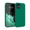 Husa Kwmobile pentru Apple iPhone 12/iPhone 12 Pro, Silicon, Verde, 53938.142, Carcasa