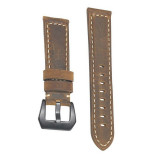 Curea piele naturala, compatibila Huawei Watch GT 2 42mm, telescoape QR, Brown