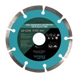 Disc diamantat segmentat diametru 230mm DeToolz DZ-C279