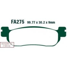 Klocki Ham. Moto. Yamaha Xt 250 X (5C1) (06-08)/ Serrow 250 (05) 277521 EBCFA275TT