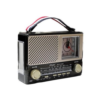 Radio cu 3 benzi AM ,FM ,SW , Bluetooth , ceas , mp3 ,lanterna si acumulator RD-311UBT foto