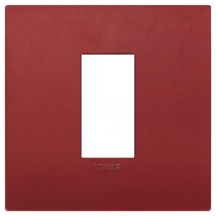 Rama Ornament 1M pentru doza de 2M Vimar Arke rosu mat 19641.75
