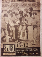 Revista Sport nr 11 din 1976 foto