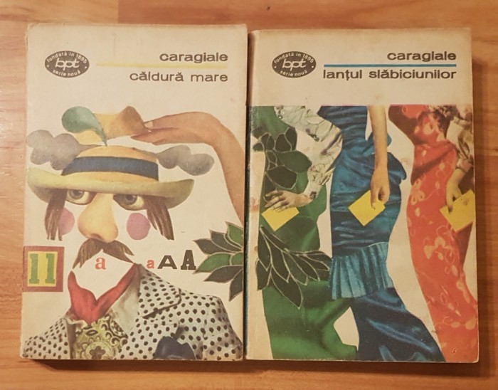 Caldura mare / Lantul slabiciunilor de I. L. Caragiale BPT (2 vol.)