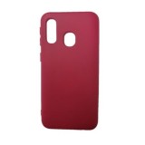 Husa silicon soft-touch compatibila cu Samsung Galaxy A40, Mov Visiniu, ALC MOBILE