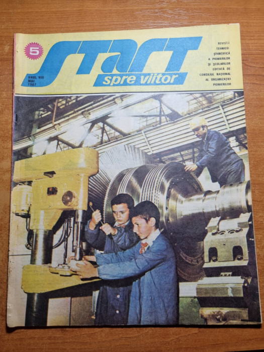 revista pentru copii - start spre viitor mai 1987