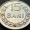 Moneda 15 BANI - RS ROMANIA, anul 1966 * cod 1110 A = excelenta