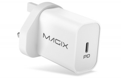 Incarcator Magix USB Type-C PD 3.0 20W 3A, priza UK - RESIGILAT foto