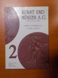 CATALOG DE MONEDE SI DECORATII PENTRU LICITATII , KUNST UND MUNZEN A. G. , 2001