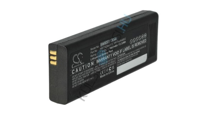 Baterie radio VHBW de &icirc;nlocuire pentru EADS HR7742AAA02, HR7742AAB02 - 1800 mAh 7,4 V Li-Ion