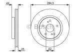 Disc frana SUZUKI GRAND VITARA II (JT) (2005 - 2016) BOSCH 0 986 479 559