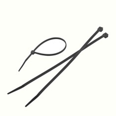 Coliere din nailon pentru cabluri 3,6x250 mm negru, 100 buc,