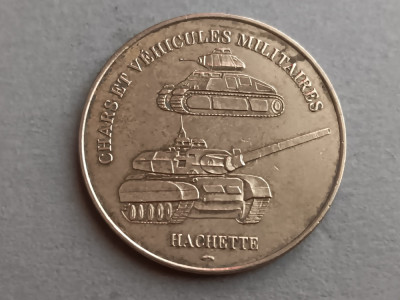 M1 A1 20 - Medalie amintire - Chars et vehicules militaires - Hachette - Franta foto