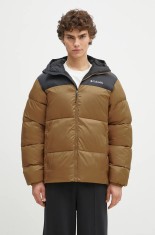 Columbia geaca Puffect barbati, culoarea maro, de iarna, 2086851