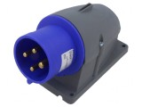 Conector Alimentare AC Trifazat Soclu Unghi IP44