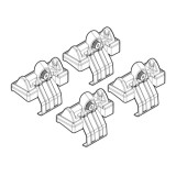Kit montaj bare plafon C025 pentru BMW Seria 5 E60 2003-2009