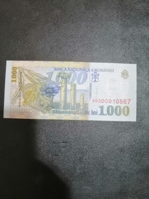 Bancnota UNA MIE LEI - 1.000 Lei - 1998, circulata foto
