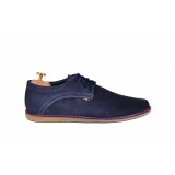 Cumpara ieftin Pantofi barbati sport - casual din piele naturala bleumarin TENVEL338BLU