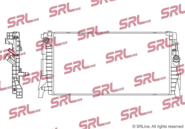 Radiator Bmw Seria 1, 2 Active/Gran Tourer, 2 Gran Coupe, X1 F48, X2 F39; Mini Countryman, motor: 1.5 T, 2.0 T, intrare/iesire conectare rapida,