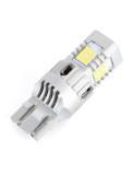 Bec LED Auto Alb T20 Canbus cu Dubla Intensitate, 24 SMD, 12V, Super Canbus, Fara Polaritate