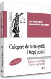 Culegere de teste-grila. Drept penal - Ionut Andrei Barbu, Alexandru Florin Magureanu