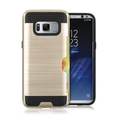 Husa Samsung Galaxy S8 - Hybrid Card Slot Gold foto