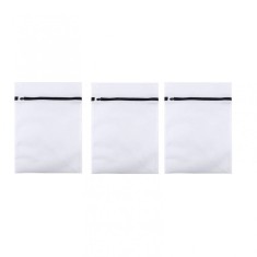 Set 3 saci pentru masina de spalat Eono, 58 x 59 cm, alb